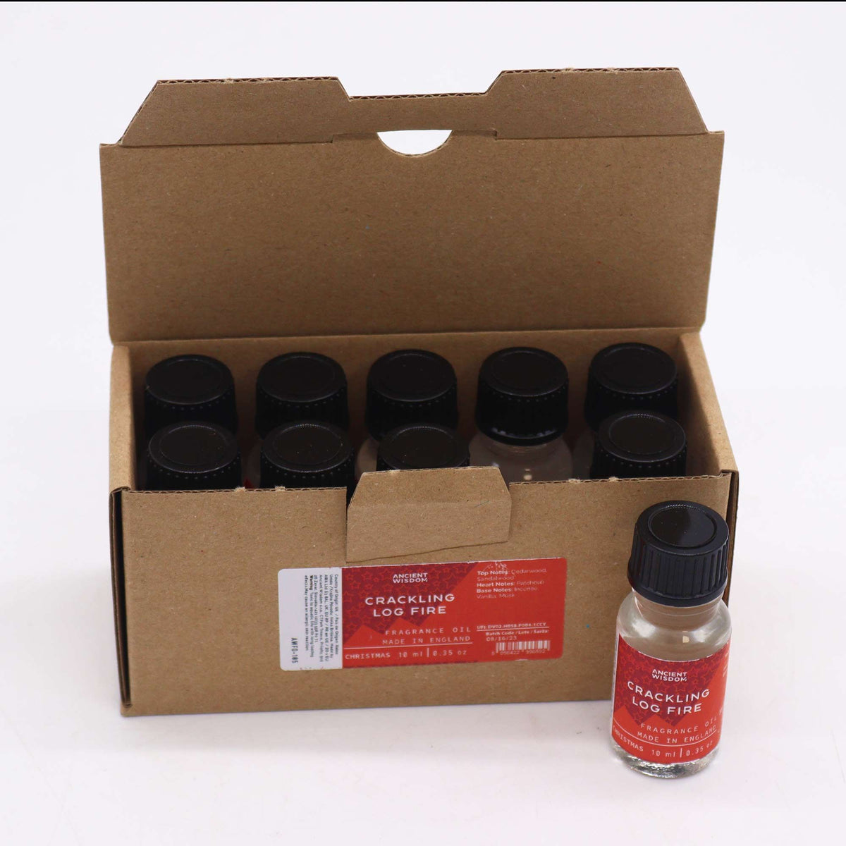 Huile parfumée Feu de cheminée crépitant 10 ml