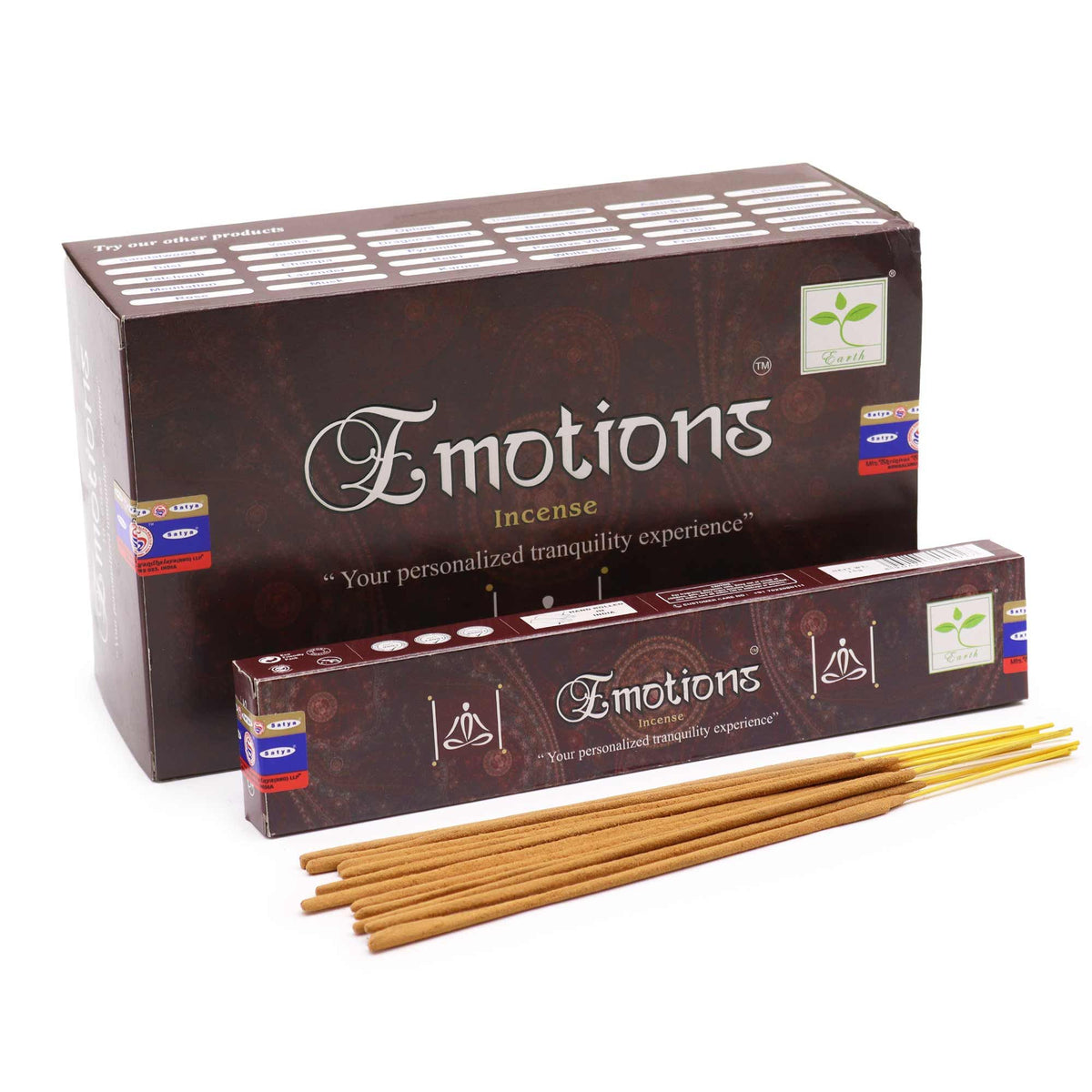 Bâtonnets d'encens Satya 15 g - Émotion
