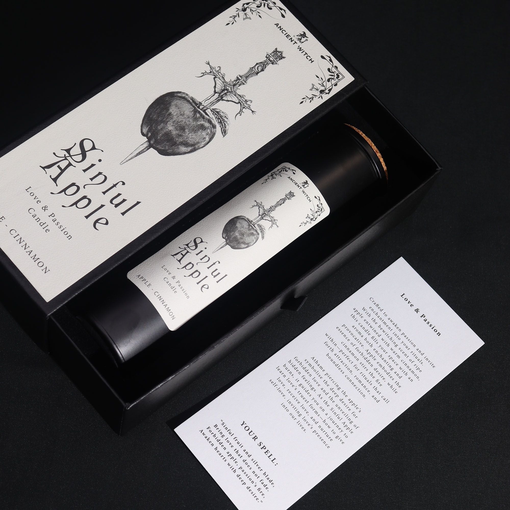 Bougies purificatrices des anciennes sorcières - Pomme pécheresse