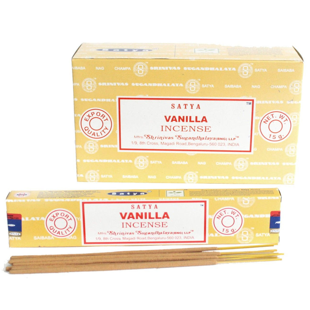 Bâtonnets d'encens Satya 15 g - Vanille
