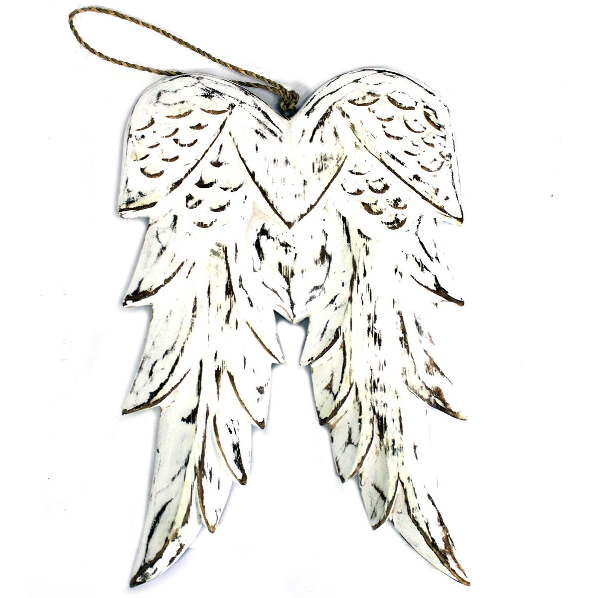 Ailes d'ange doubles faites à la main - 31 cm