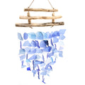 Carillon éolien en verre recyclé - Bleu