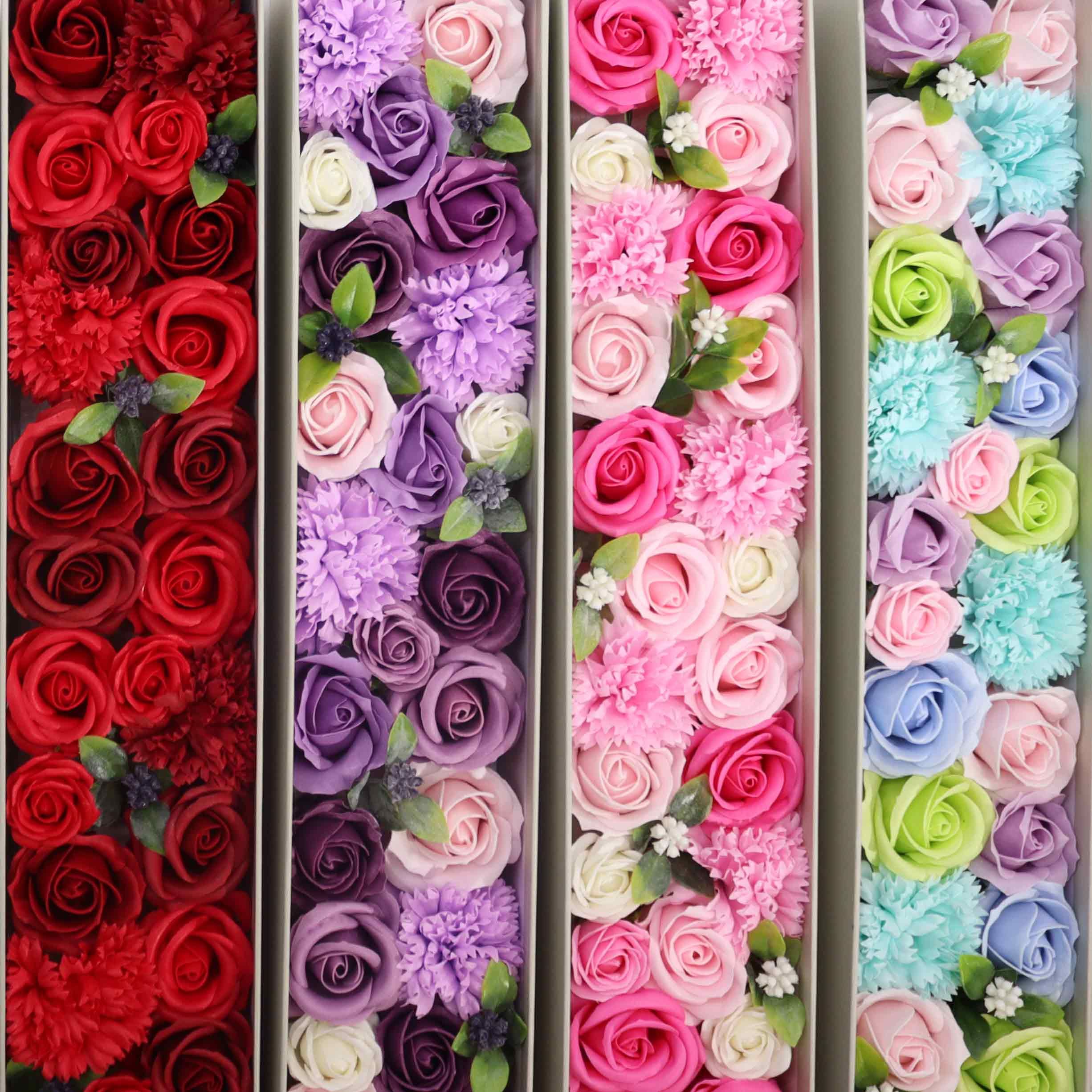 Boîte extra longue - Bénédictions pour bébé - Roses