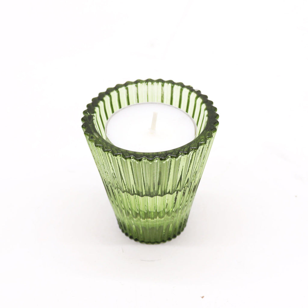 Porte-bougie réversible pour bougie de table/thé - Jardin de Jade