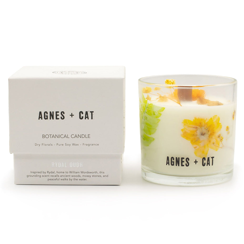 Bougie botanique en cire de soja – Rydal Oudh – Agnes + Cat
