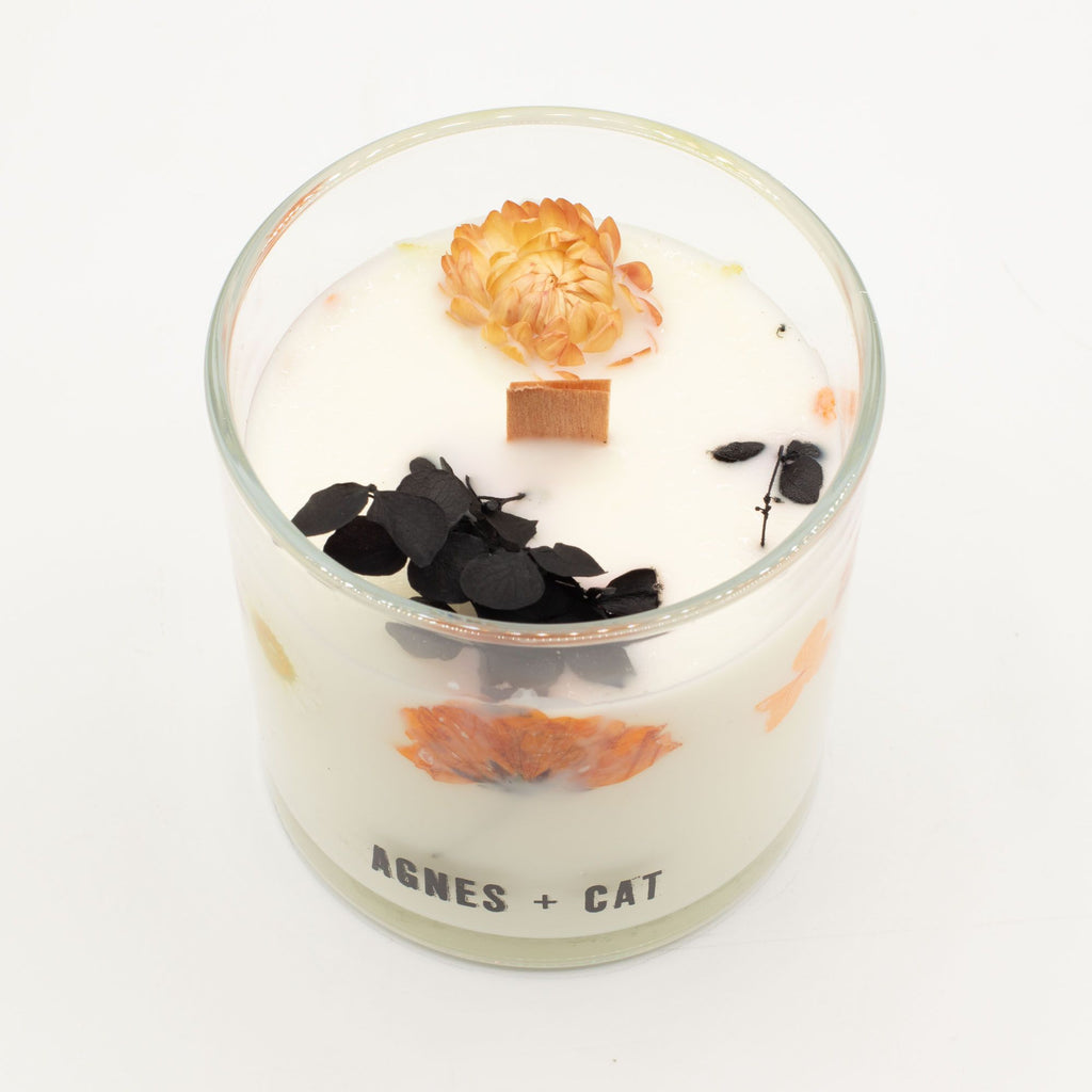 Bougie botanique en cire de soja – Moka du Lakeland – Agnes + Cat