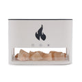Diffuseur d'arômes Blaze - Chambre de sel de l'Himalaya - USB-C - Effet flamme (sel inclus)