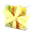 Lot de 9 fleurs en savon - Roses printanières