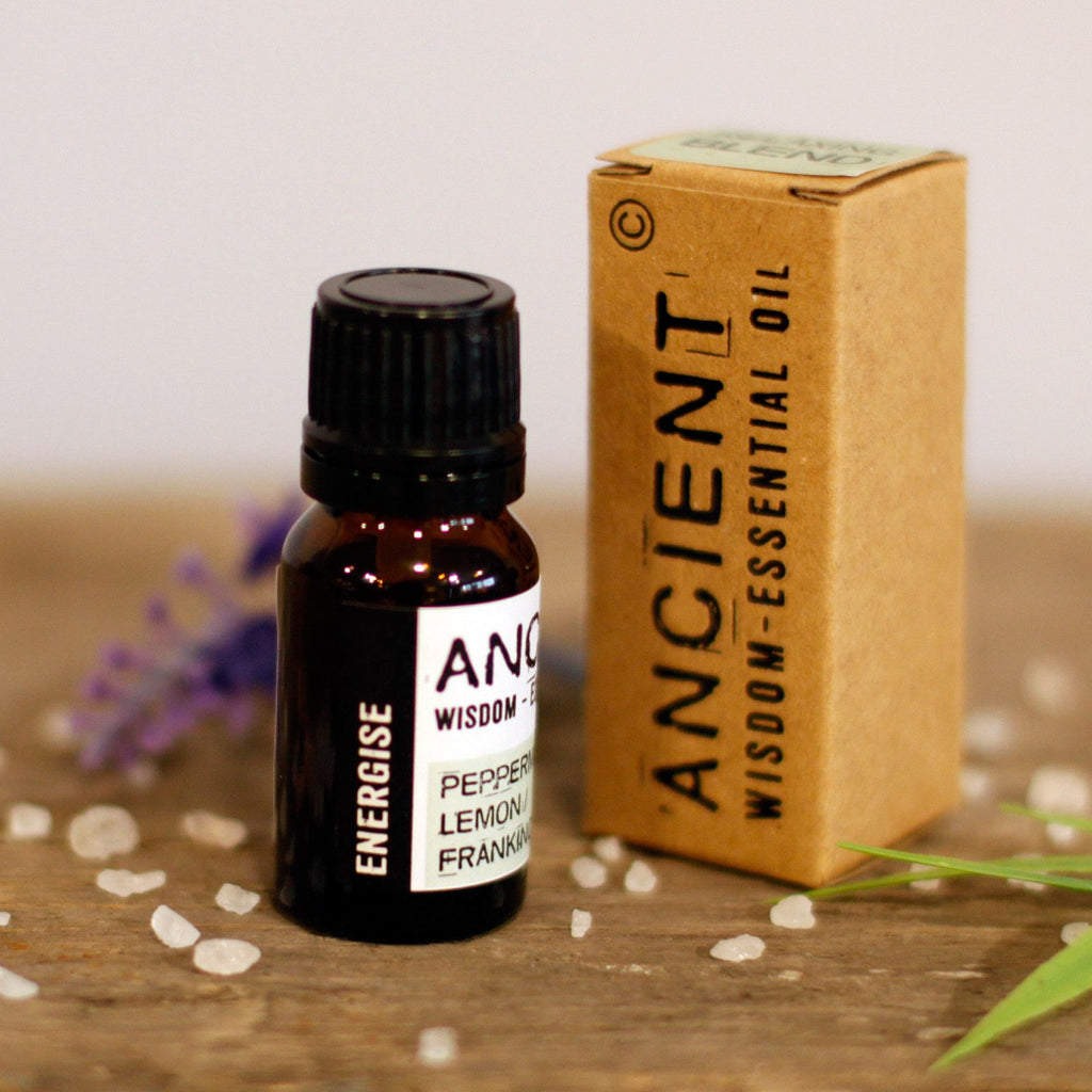 Mélange d'huiles essentielles 10 ml - Boîte - Énergisant