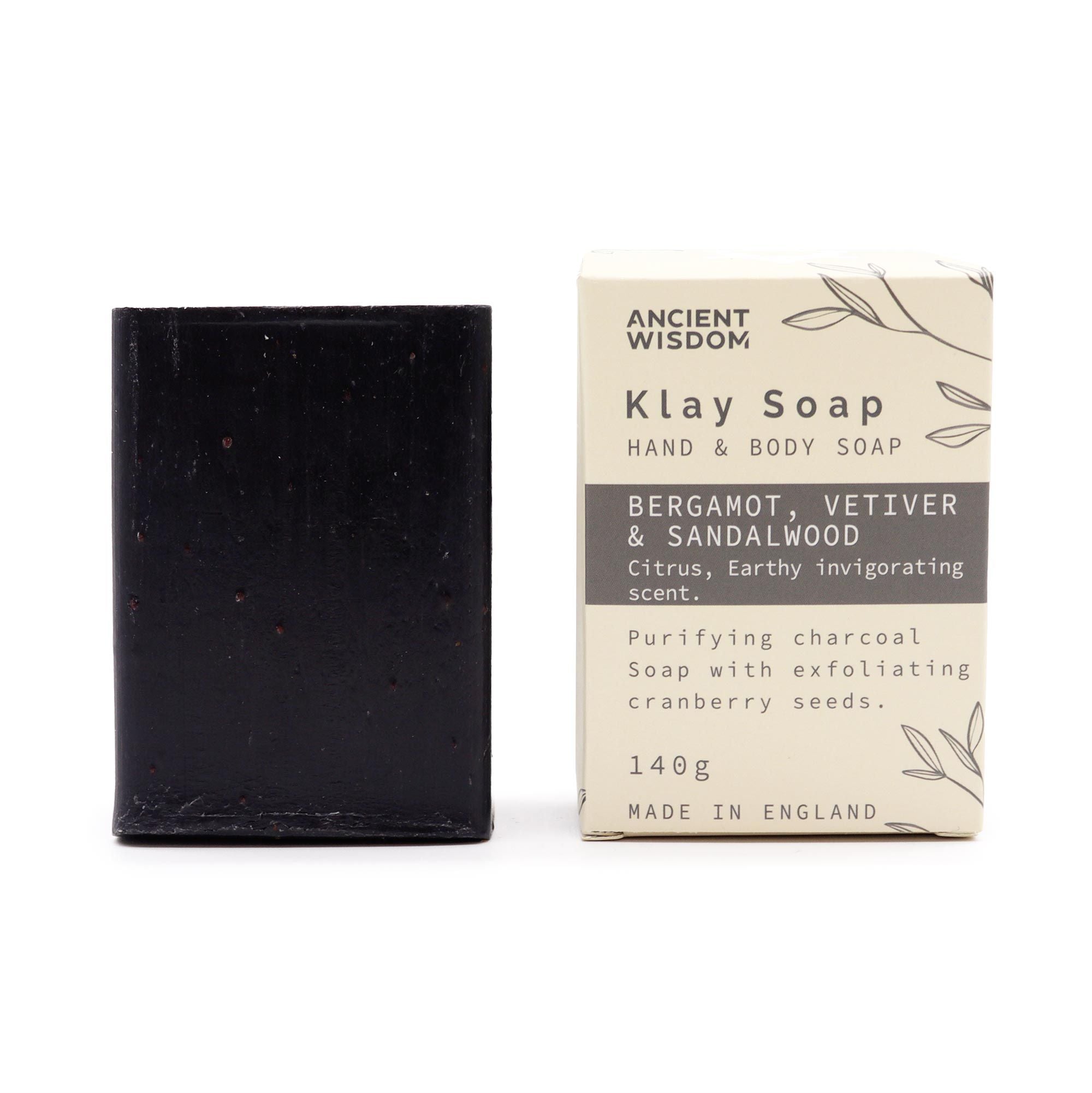 Savon à l'argile - Bergamote et bois de santal