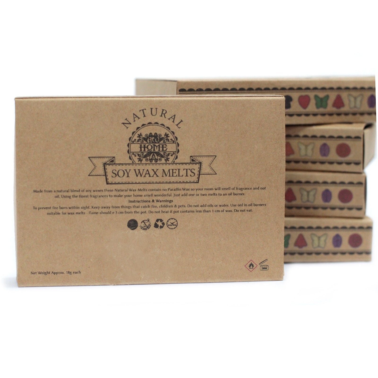 Boîte de 6 cires de soja - Ylang-ylang