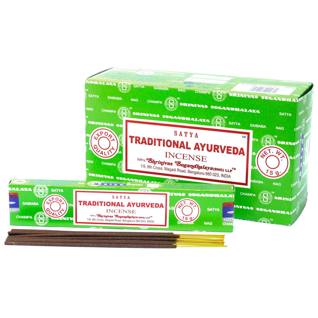 Bâtonnets d'encens Satya 15 g - Trad.Ayurveda