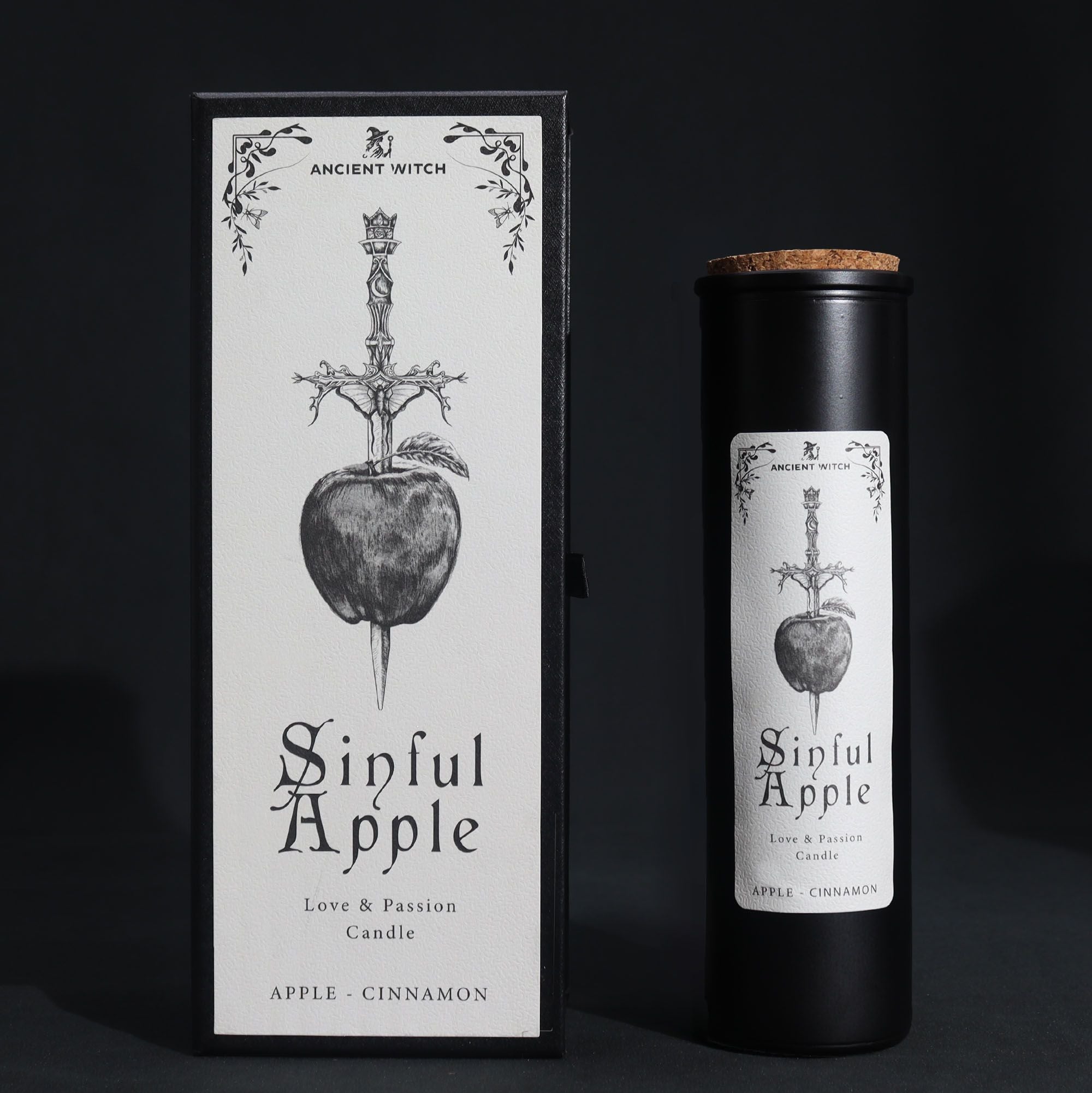 Bougies purificatrices des anciennes sorcières - Pomme pécheresse
