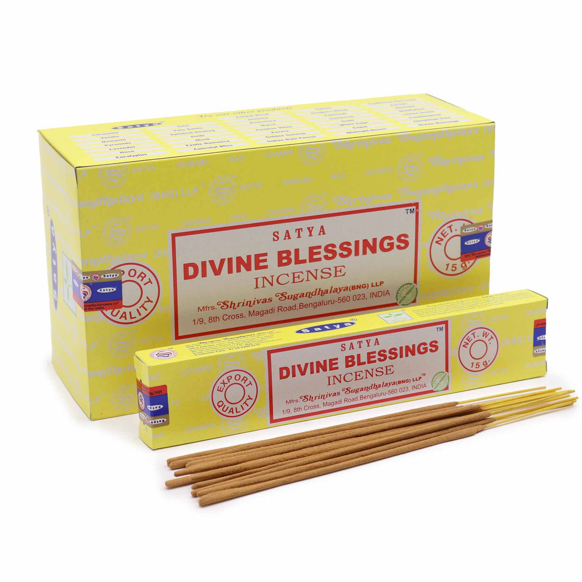 Bâtonnets d'encens Satya 15g - Bénédiction divine