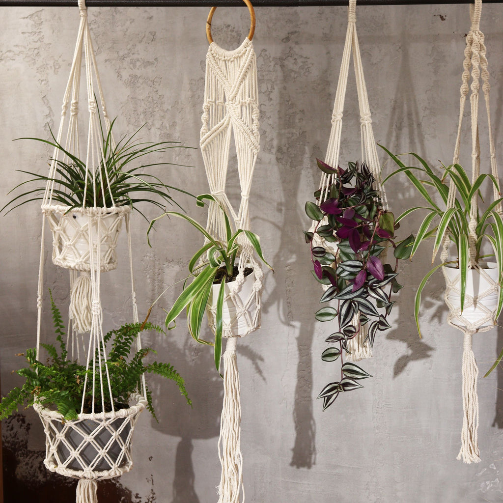 Jardinière en macramé - Petite
