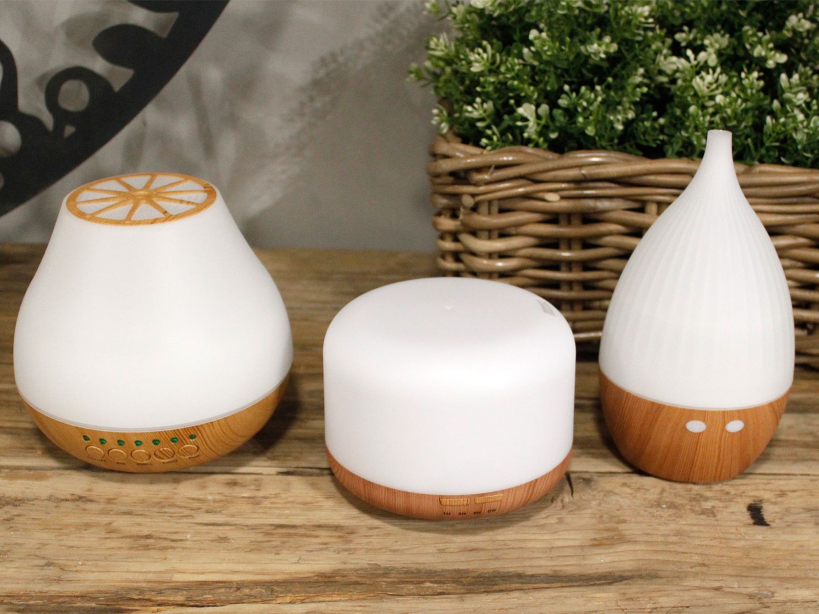 Atomiseur viennois - Enceinte Bluetooth - USB - Changement de couleur - Minuterie