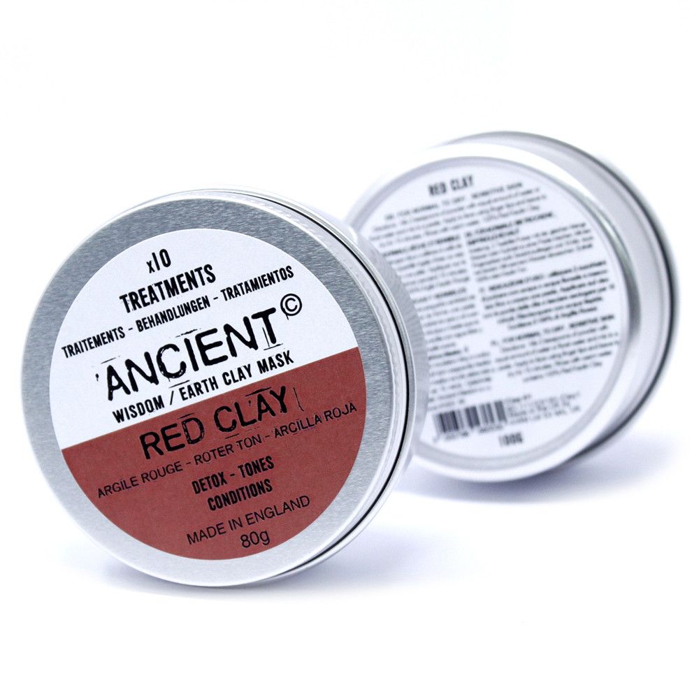 Masque visage à l'argile rouge 80 g