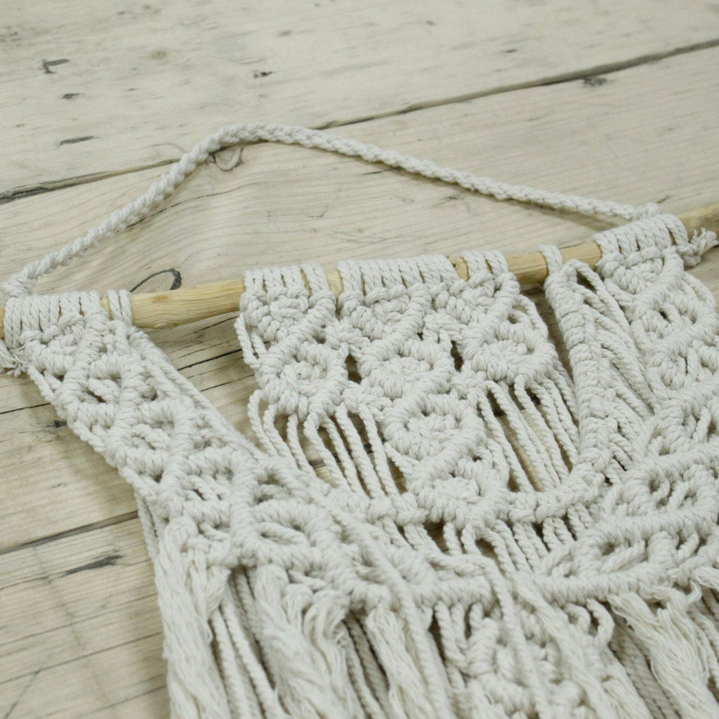 Tapisserie en macramé - Bénédiction de mariage