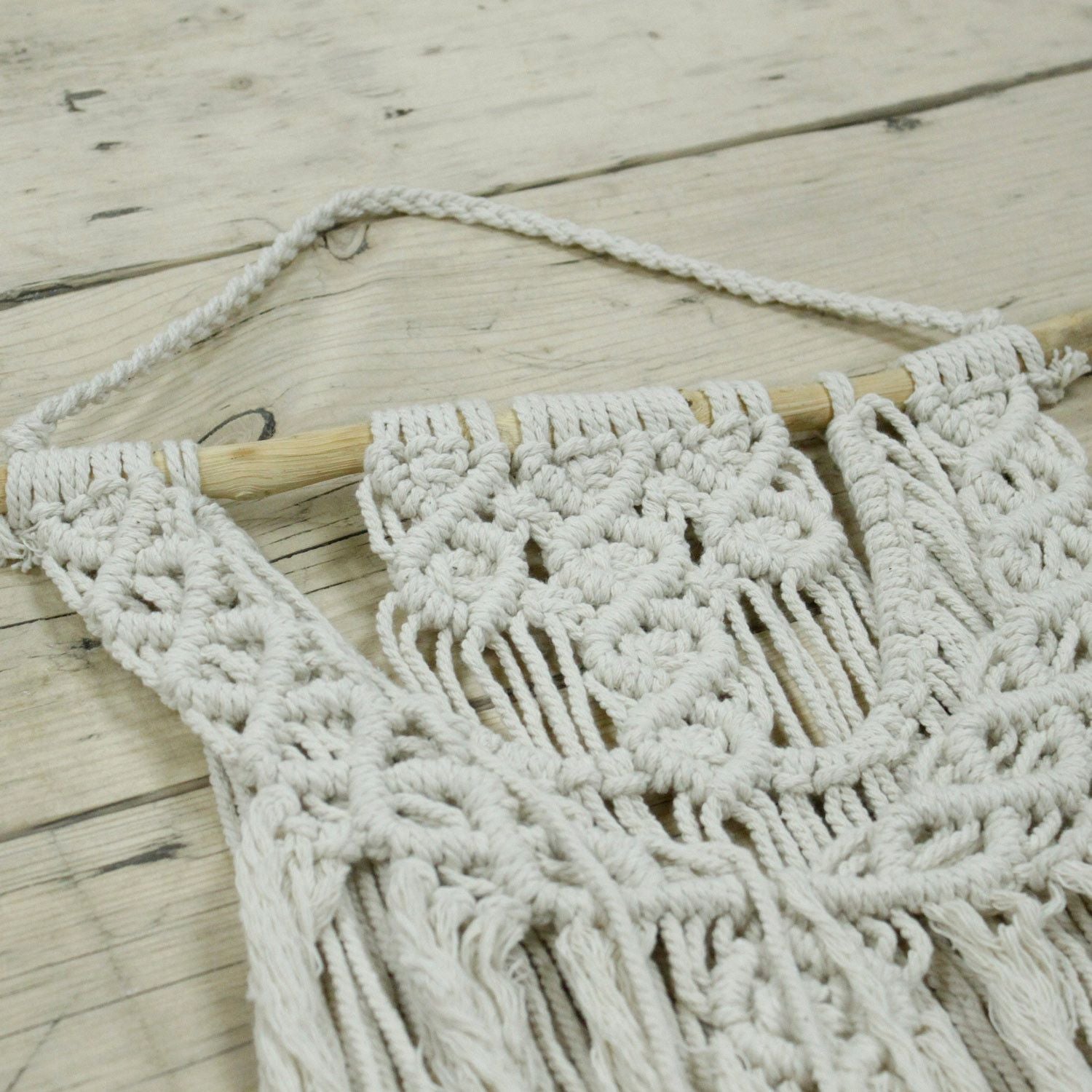 Tapisserie en macramé - Bénédiction de mariage