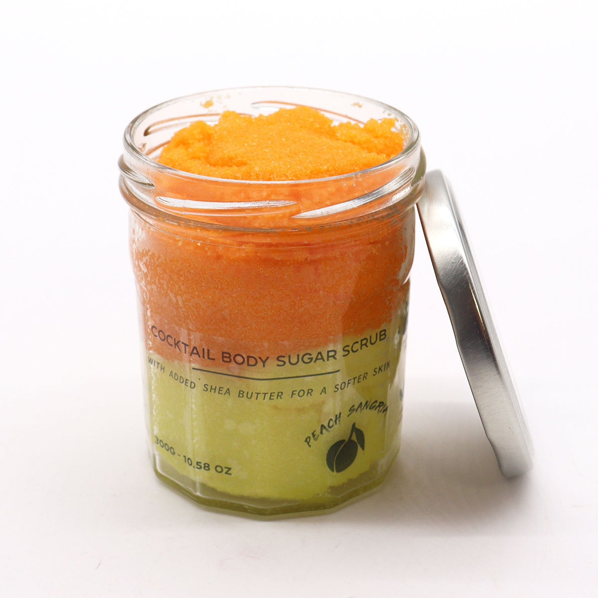 Gommage corporel parfumé au sucre - Sangria à la pêche 300 g