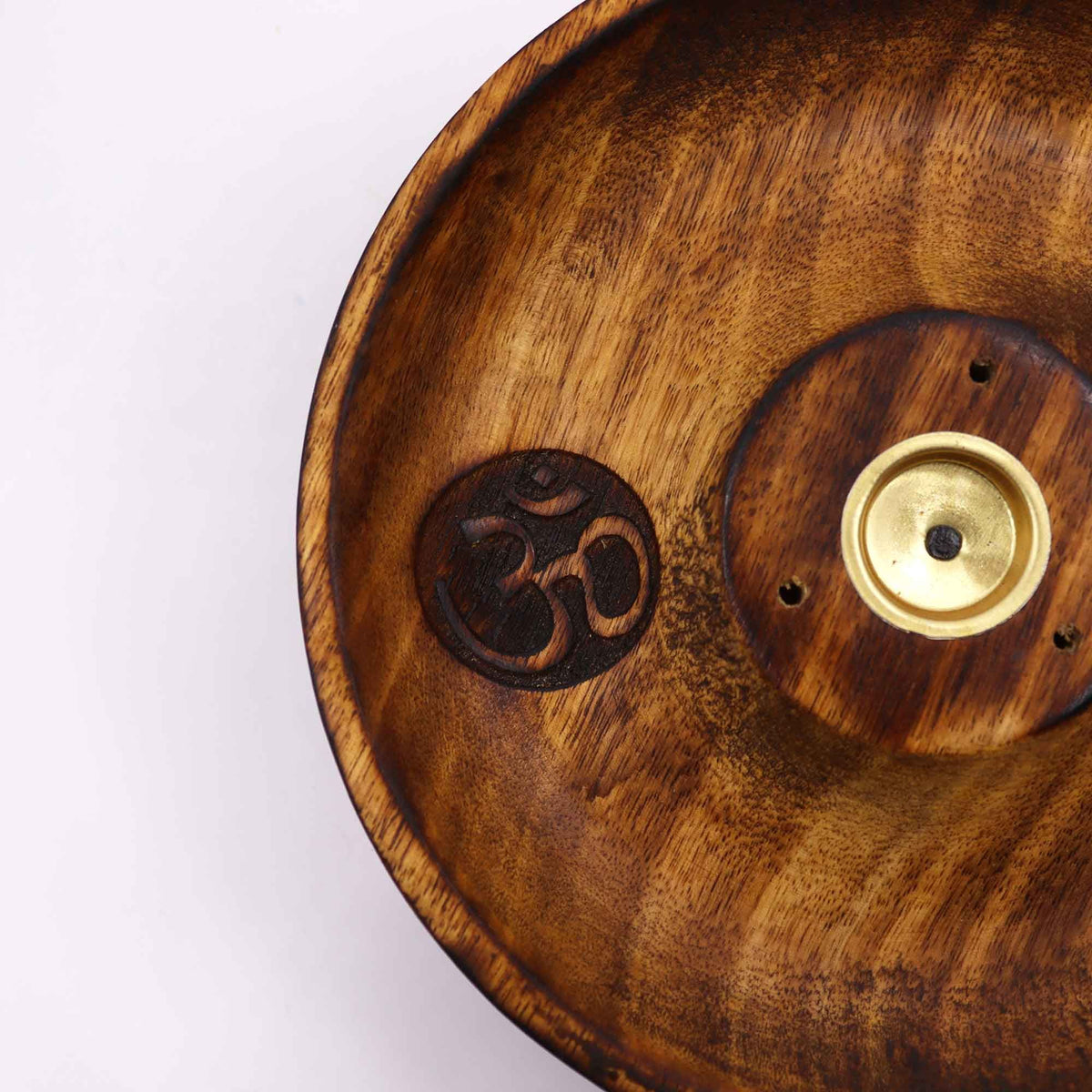 Disque porte-encens pour cônes et bâtonnets - Om