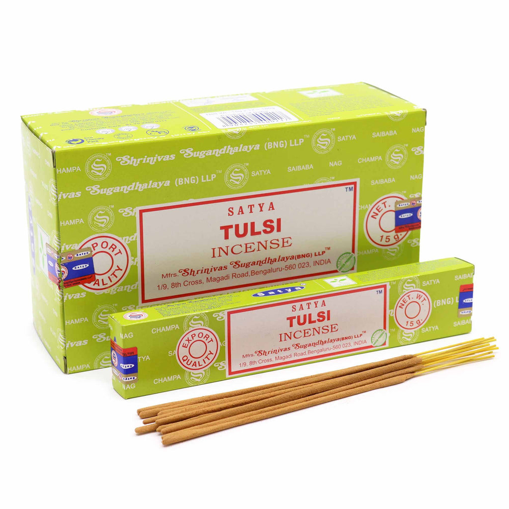 Bâtonnets d'encens Satya 15 g - Tulsi