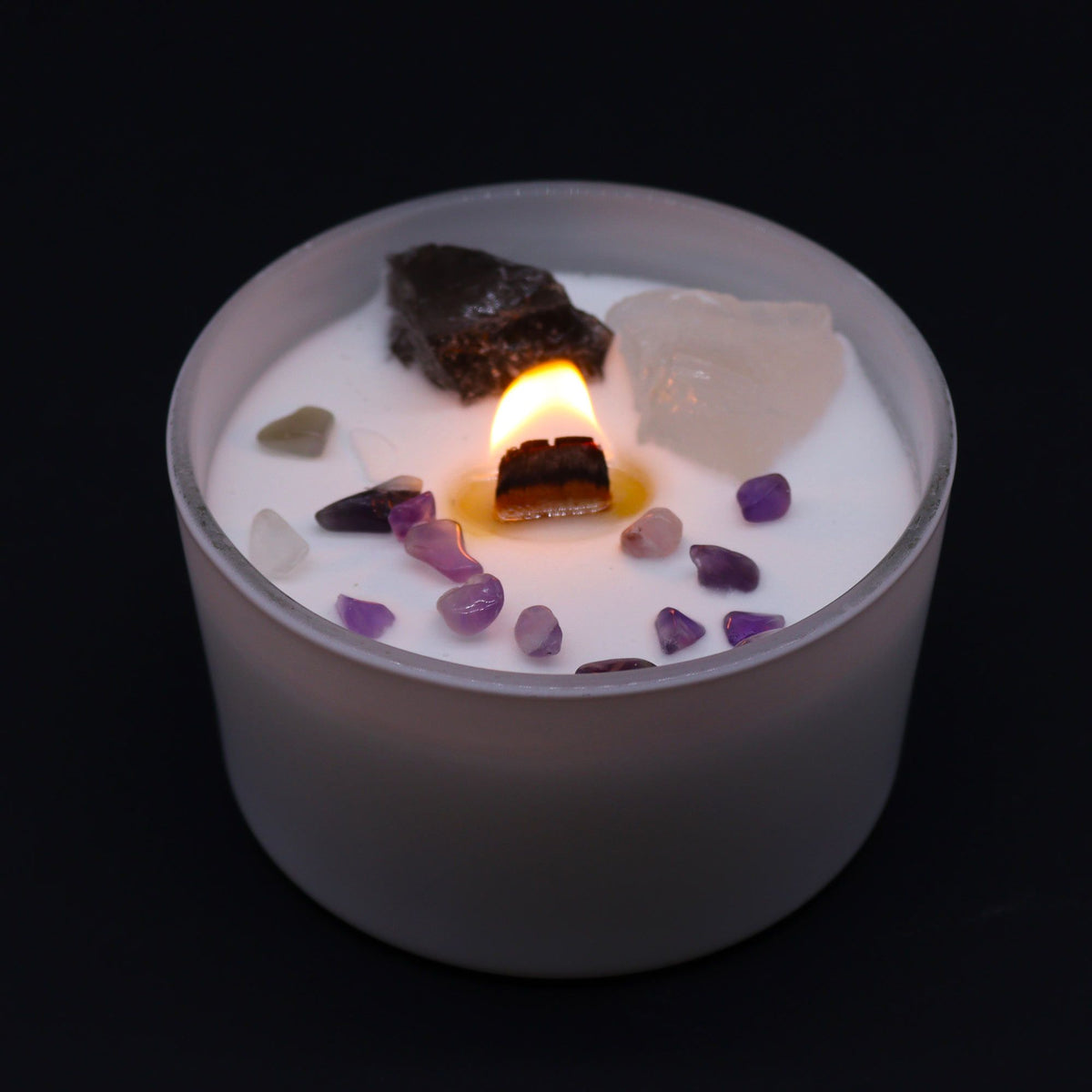 Bougies de cristal Chakra - Chakra Couronne