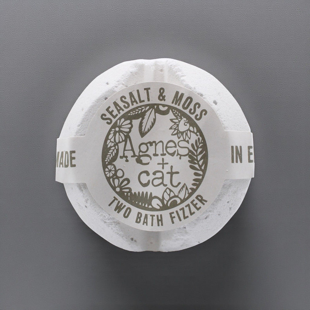 Galet de bain effervescent – Sel marin et mousse - Agnes + Cat