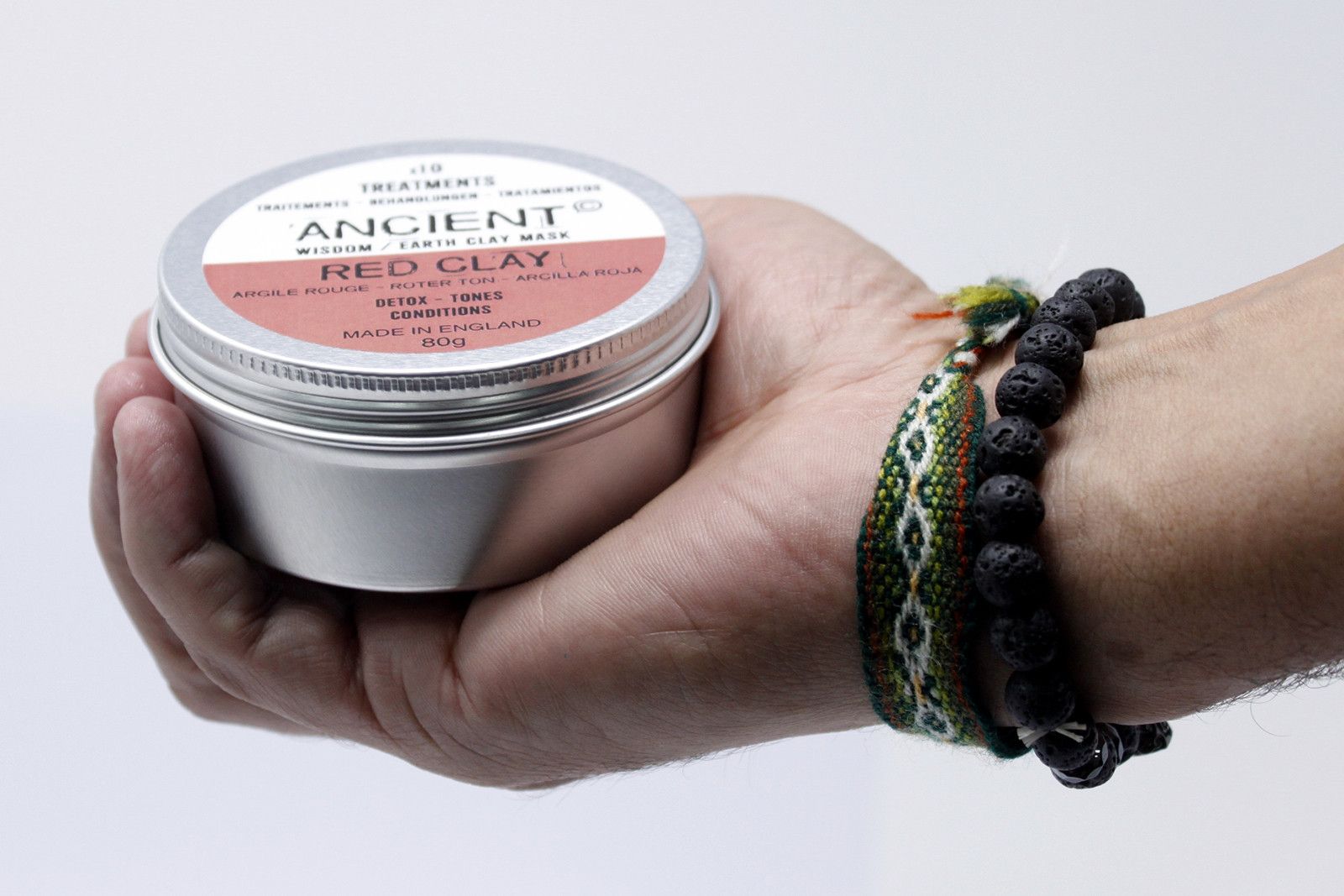 Masque visage à l'argile rouge 80 g