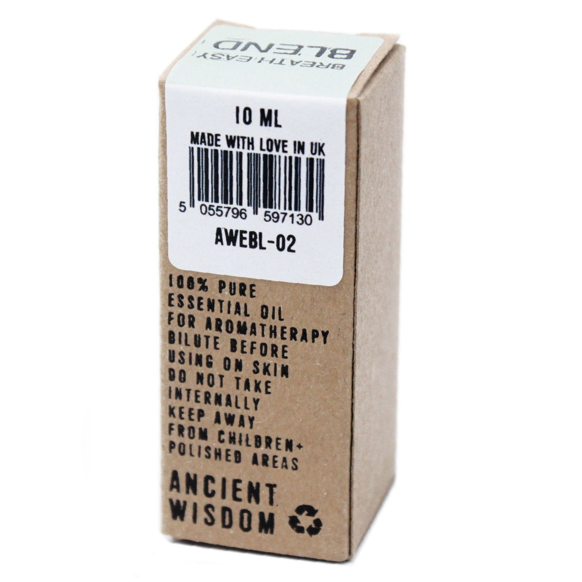 Mélange d'huiles essentielles 10 ml - Boîte - Respirer