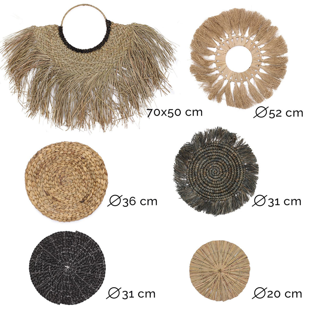 Ensemble de six tableaux de nature - Collection Bintang