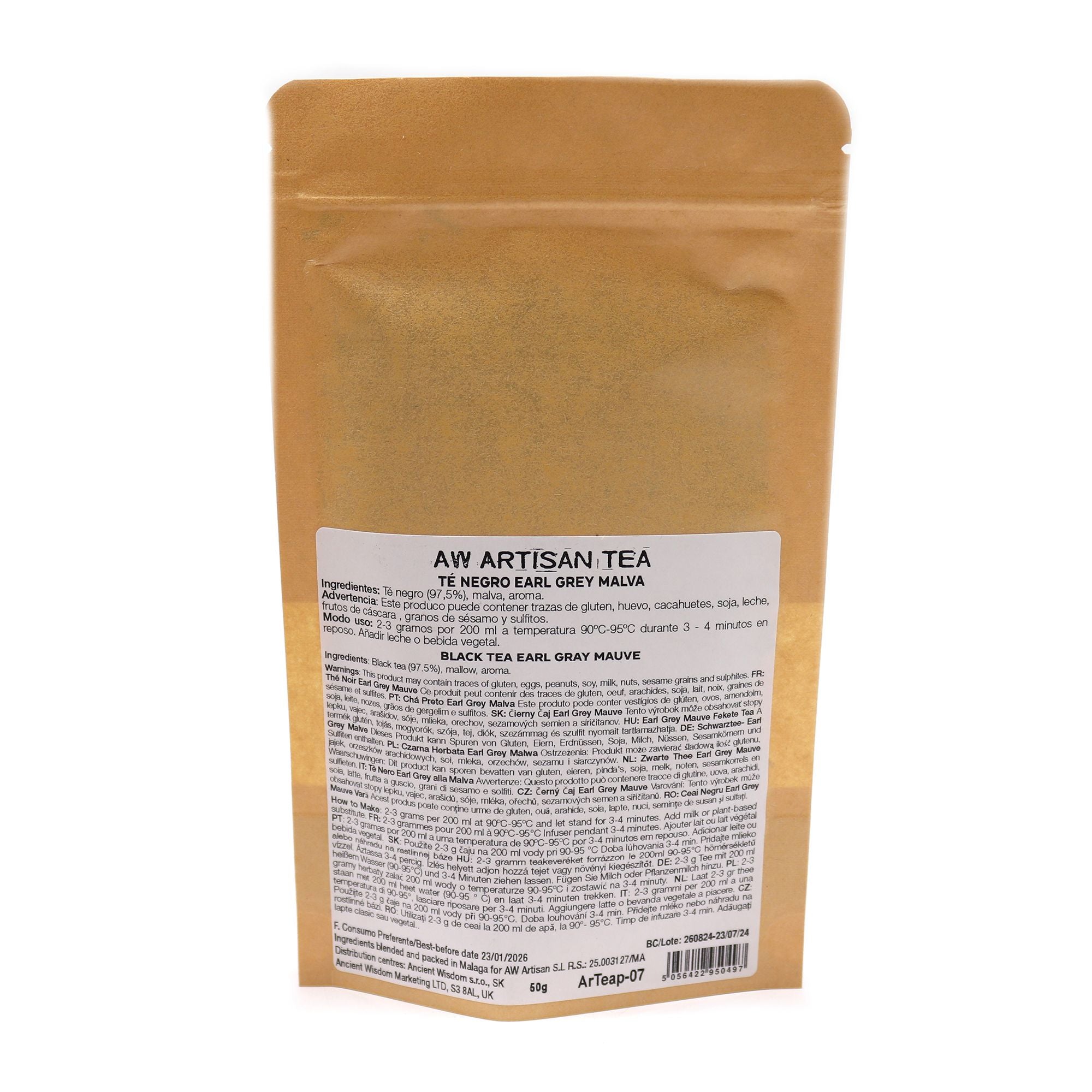 50 g de thé Earl Grey préféré de Merlin