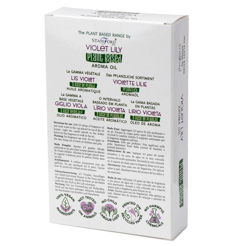 Huiles aromatiques végétales - Violette et lys