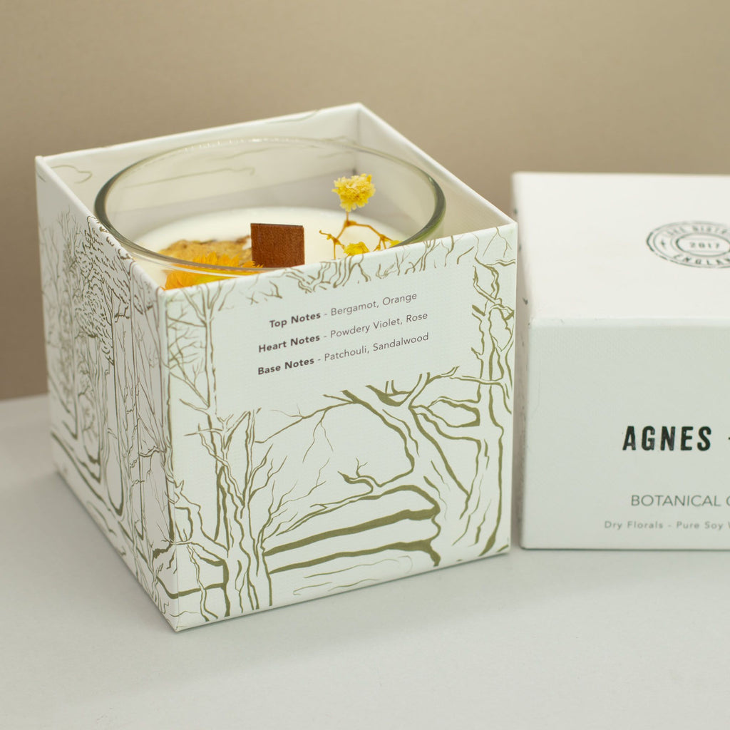 Bougie botanique en cire de soja – Rydal Oudh – Agnes + Cat