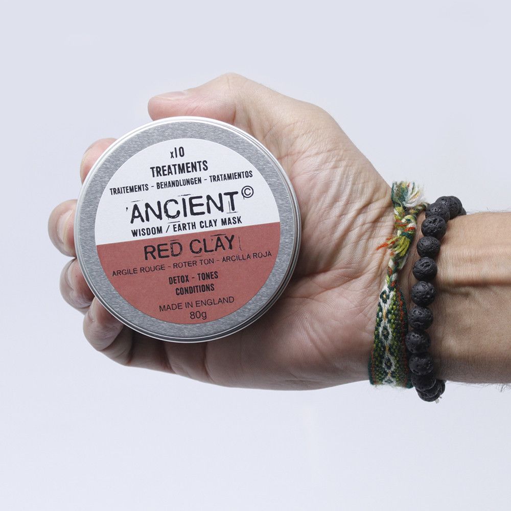 Masque visage à l'argile rouge 80 g