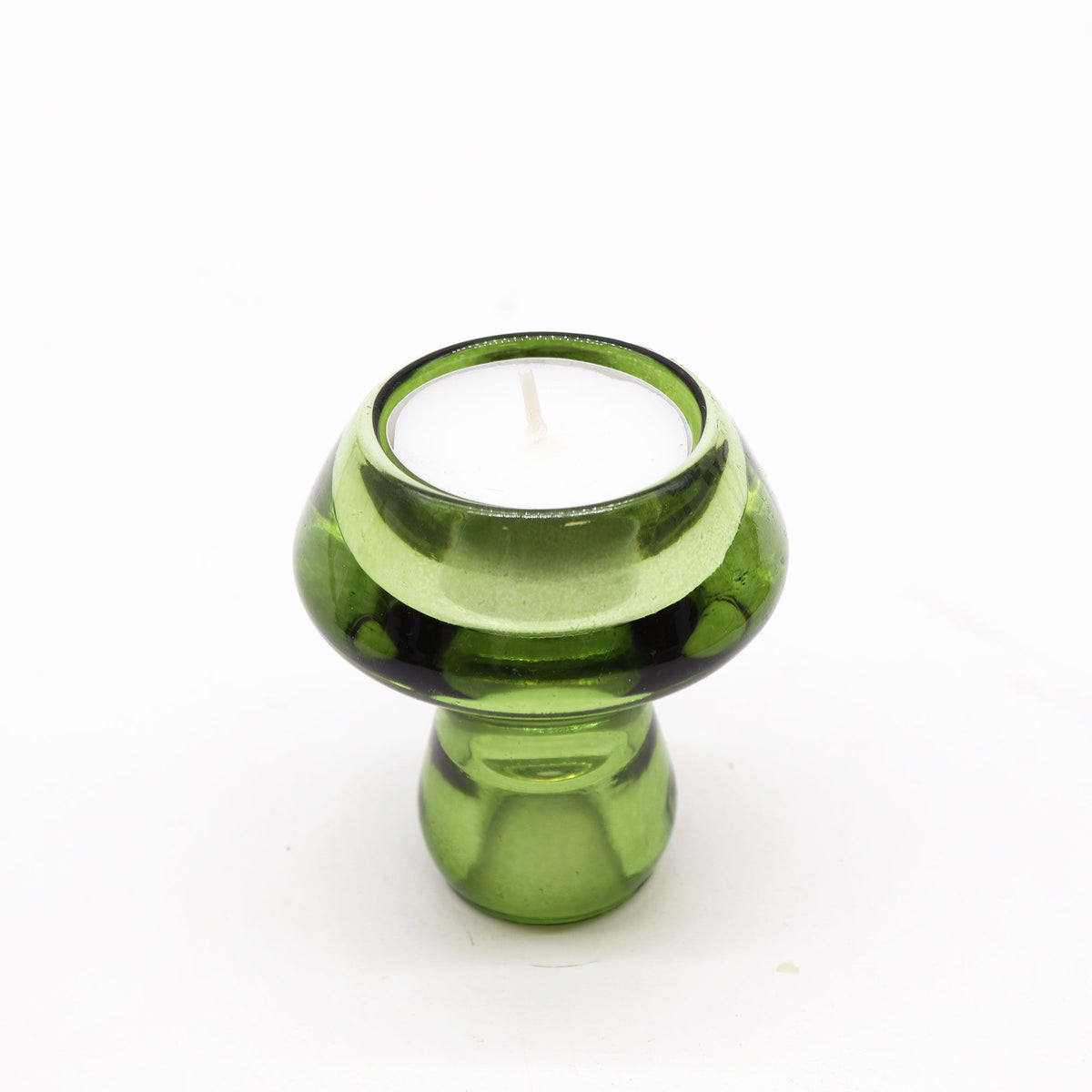Bougeoir réversible en forme de champignon pour bougie de table/thé - Jade Garden