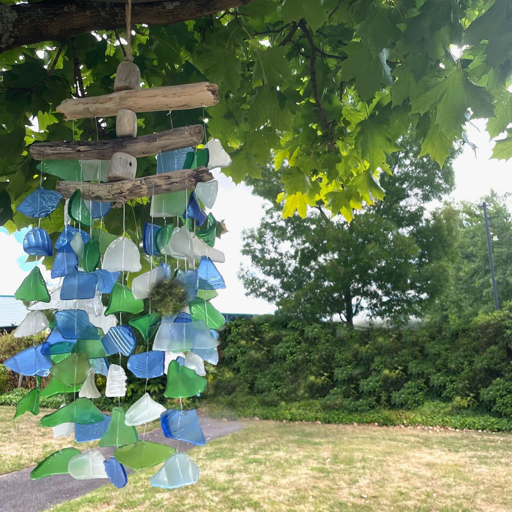 Répulsif contre le vent - Trois bâtonnets flexibles - Vert / Blanc / Bleu