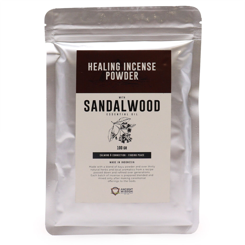 Encens en poudre aux vertus curatives - Bois de santal 100 g