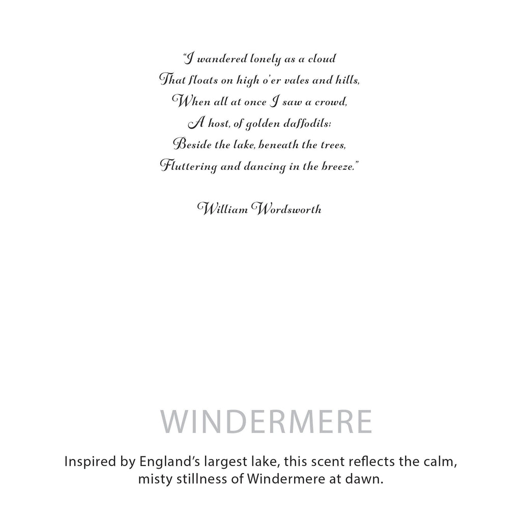 Bougie botanique en cire de soja – Windermere – Agnes + Cat