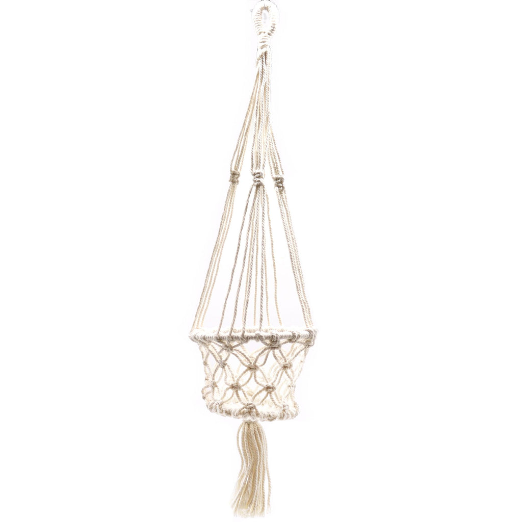 Jardinière en macramé - Petite