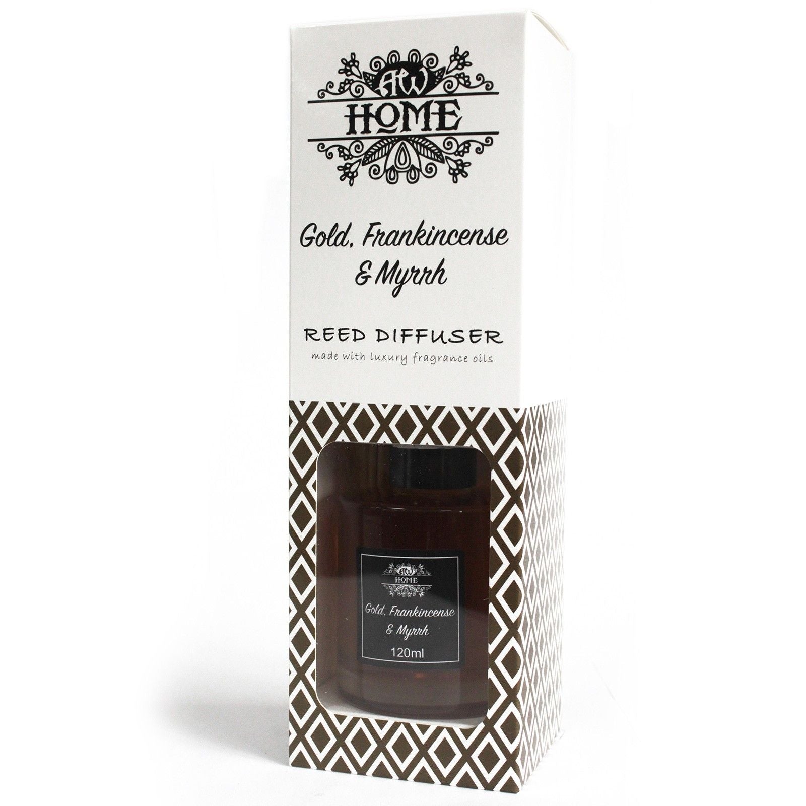 Diffuseur aromatique 120 ml - or, encens et myrrhe
