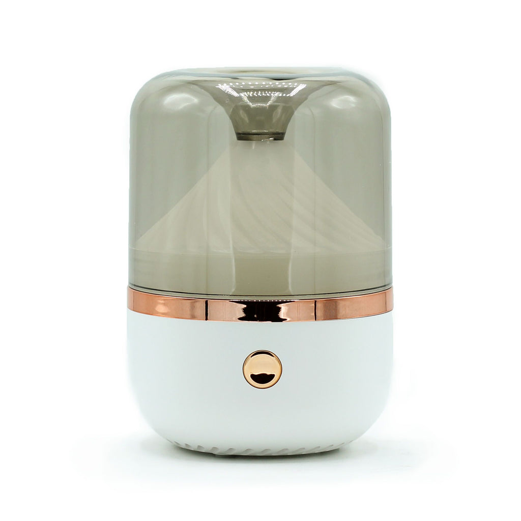Diffuseur d'arômes blanc et bronze - USB - Changement de couleur