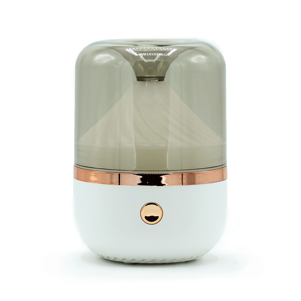 Diffuseur d'arômes blanc et bronze - USB - Changement de couleur