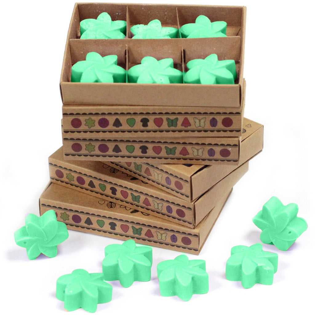 Boîte de 6 cires de soja - Jardin caché