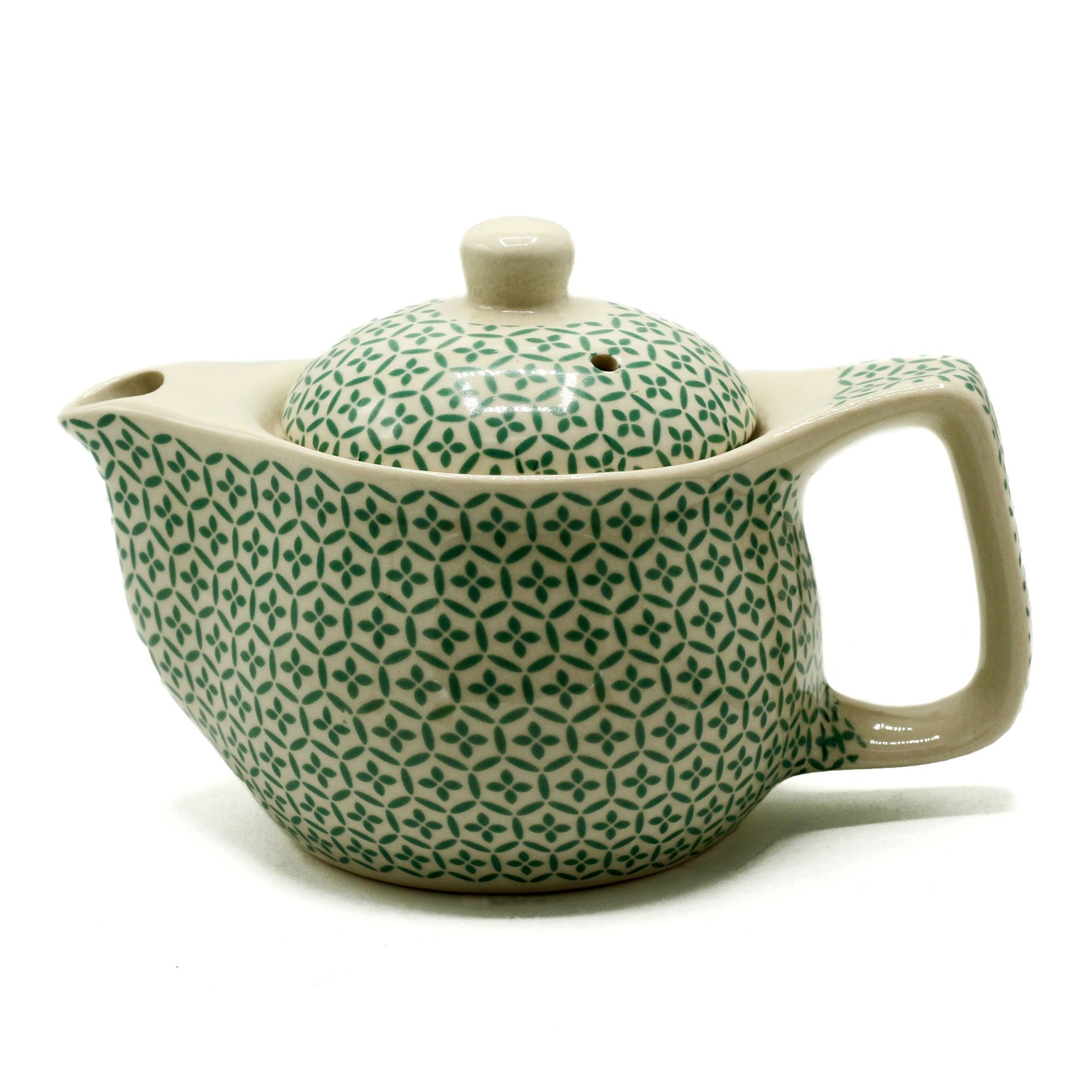 Petite théière - Mosaïque verte