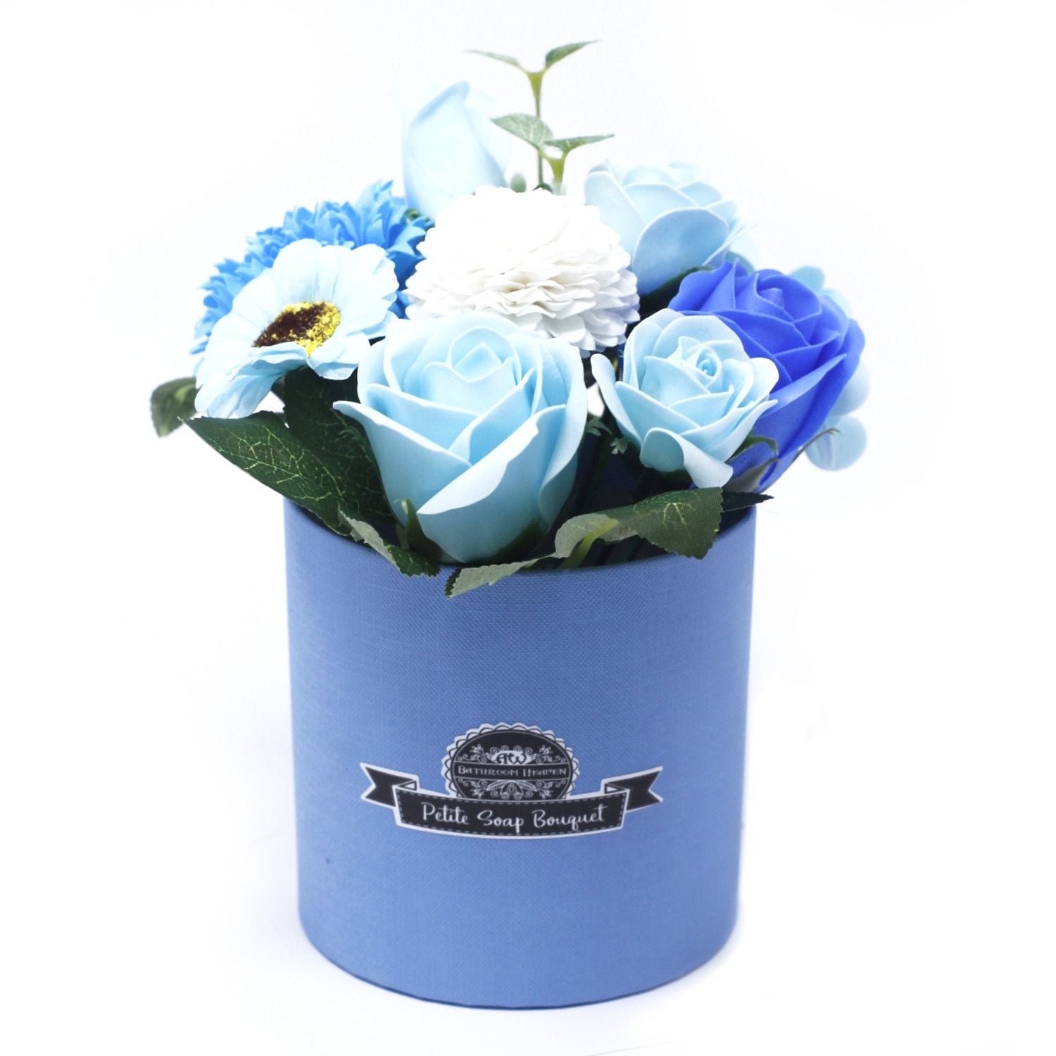Petit pot cadeau Bouquet - Bleu relaxant