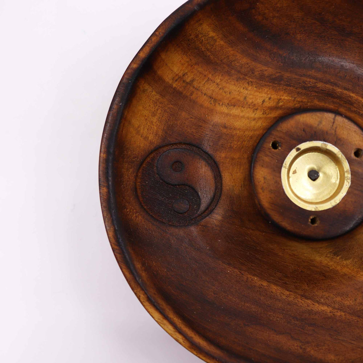 Disque porte-encens pour cônes et bâtonnets - Ying & Yang