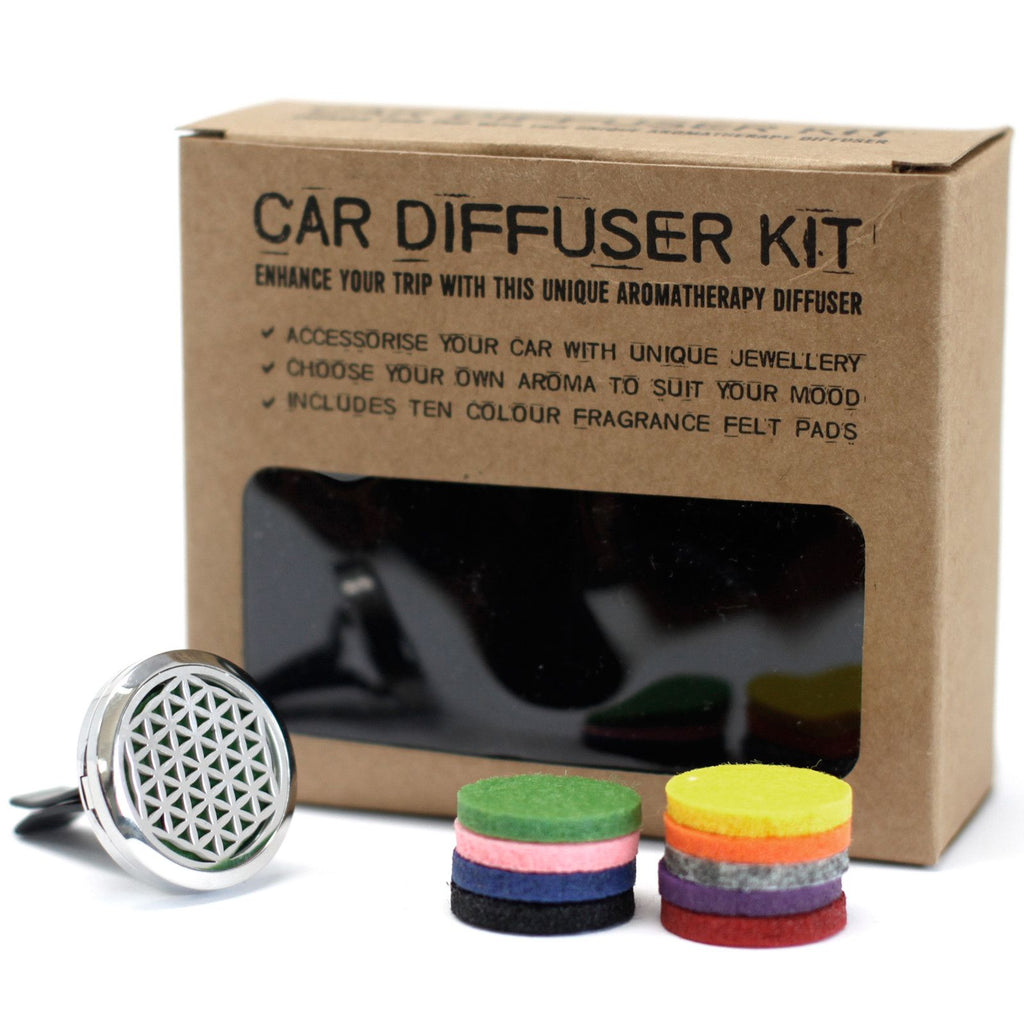 Kit diffuseur de voiture - Fleur de Vie - 30 mm