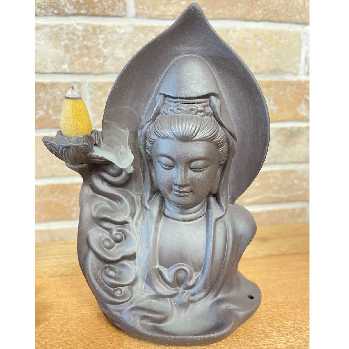 Brûleur d'encens à reflux - Bouddha serein