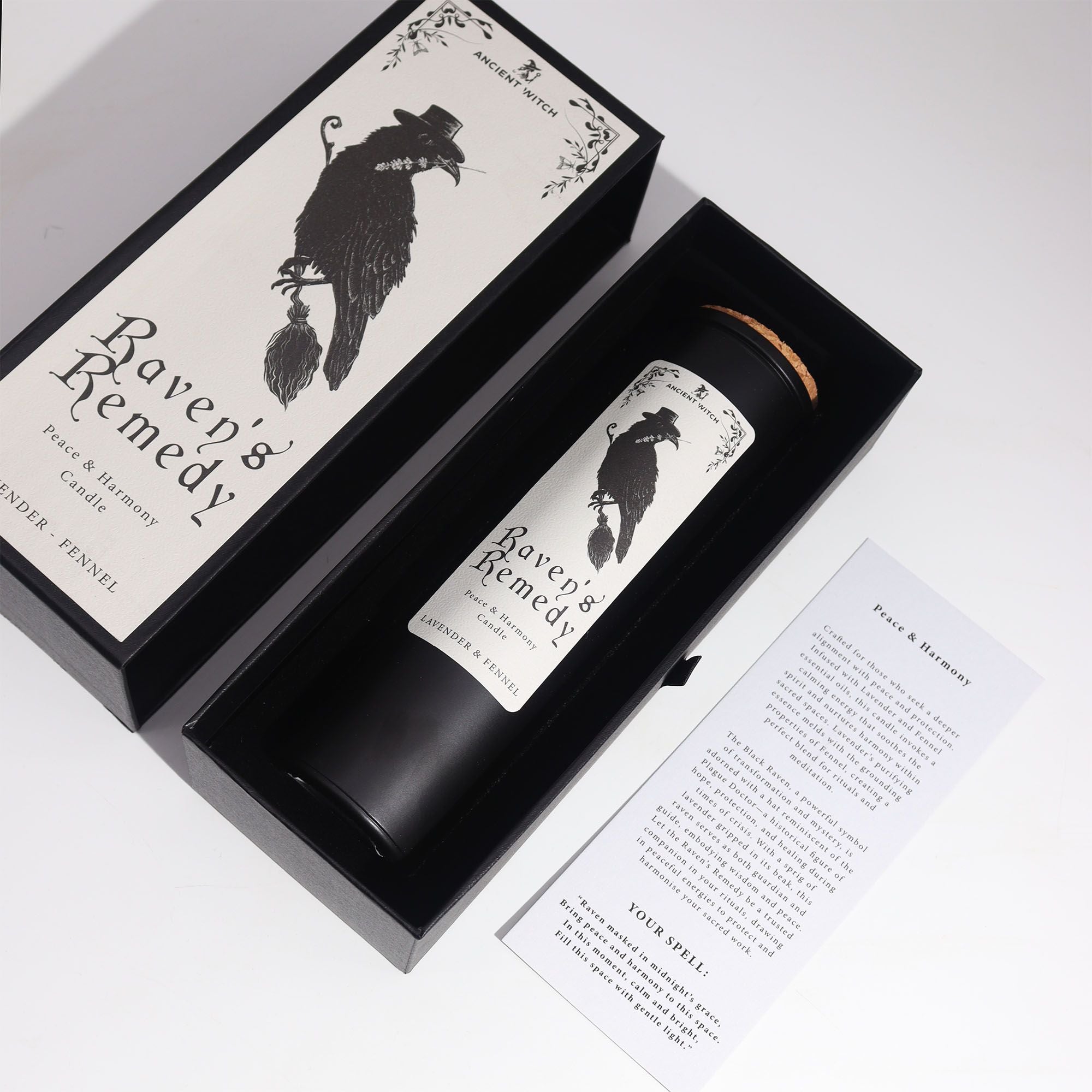 Bougies purificatrices des anciennes sorcières - Remède des corbeaux
